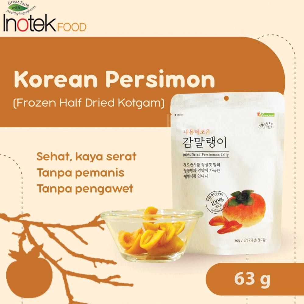 

Kesemek Setengah Kering Korea - Korean Persimmon - Half Dried Kotgam 63gr