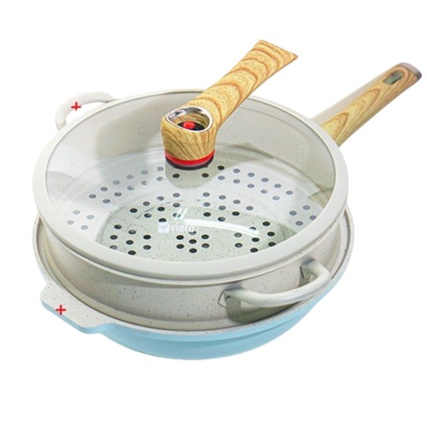 VIERA 30 CM WOK STEAMER INDUC TMS 98-026