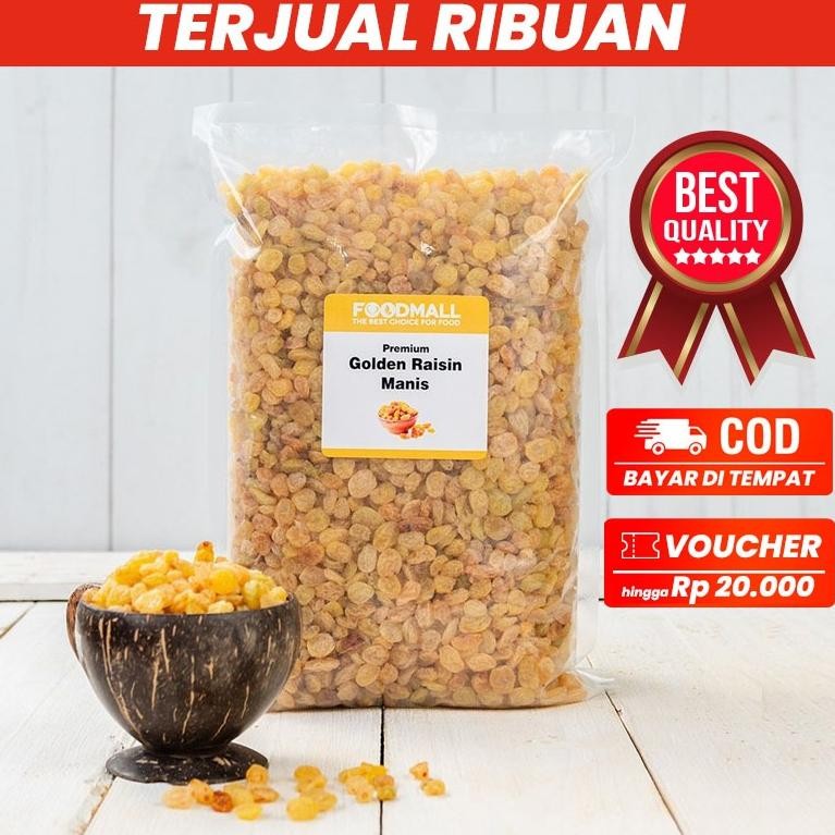 

Golden Raisin Simin Manis Organik 1 KG / Kismis 1 KG