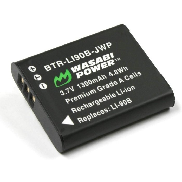 Murah WASABI POWER Battery & Charger for Olympus LI-90B LI-92B LI90B LI92B TG1 TG2 TG3 TG4 TG5 TG6