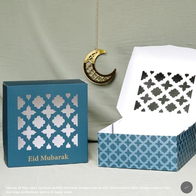 

Dus Kue Idul Fitri Cake Box Lebaran Packaging Hampers Ramadan (TB-22)