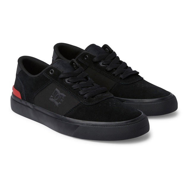 DC Shoes Men Teknic S Shoes Black/Black/Red ADYS300739