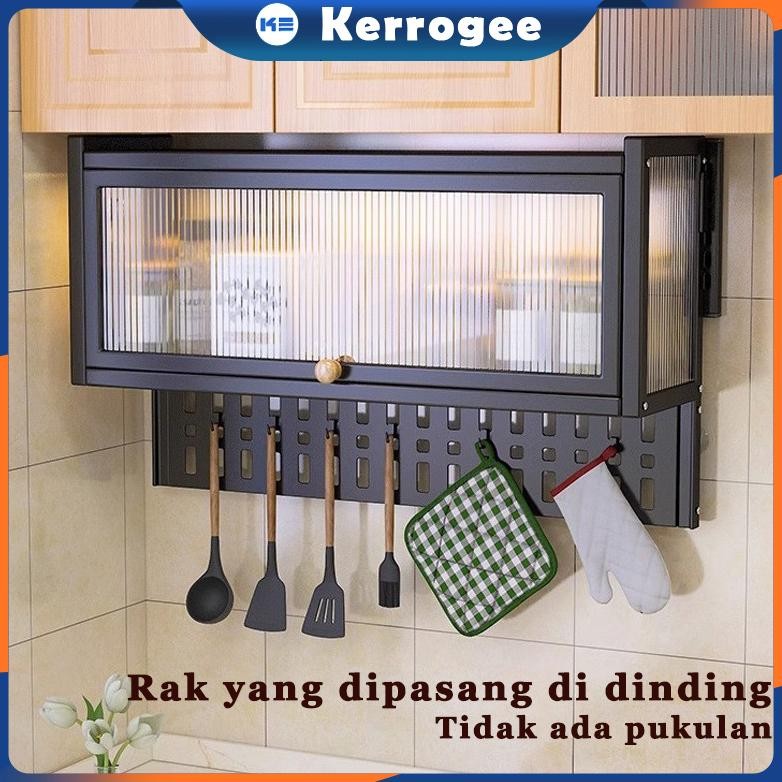 TON>> LEMARI DAPUR GANTUNG LEMARI DINDING RAK DAPUR GANTUNG DAPUR KABINET DAPUR ATAS RAK BUMBU DAPUR