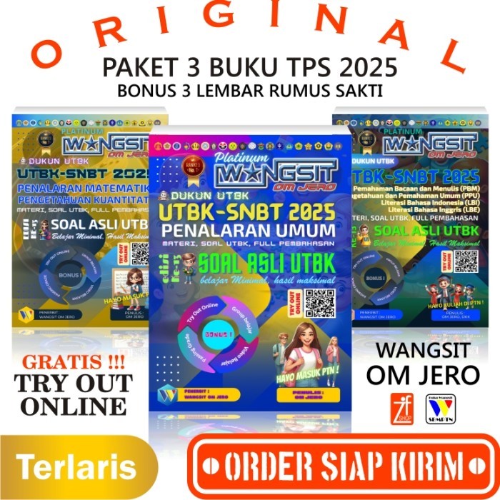 

BUKU WANGSIT UTBK SNBT OM JERO PAKET TPS - UTBK SNBT 2025