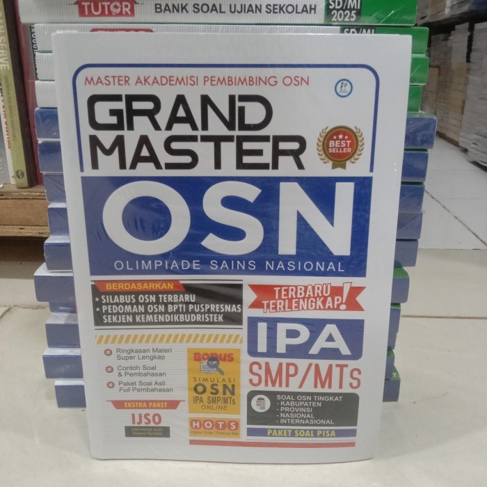 

Buku ori GRAND MASTER OSN IPA SMP/MTs terbaru dan terlengkap