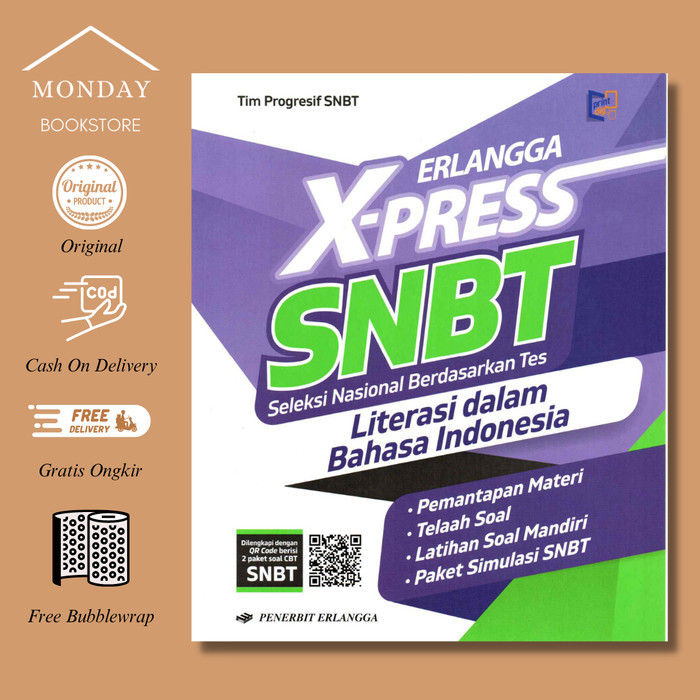 

ERLANGGA X-PRESS SNBT: LITERASI DLM BHS INDONESIA by TIM PROGRESIF SNB