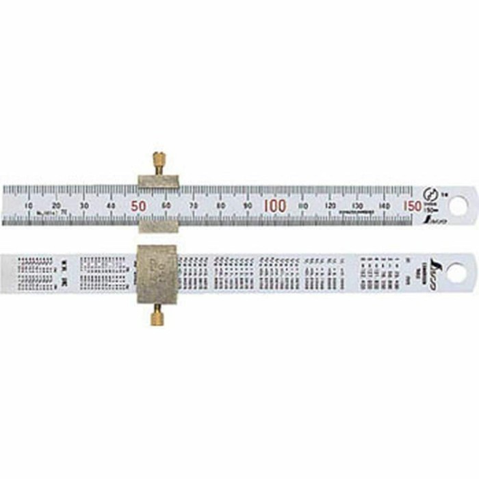 

PROMO! Shinwa 76751 Stopper Penggaris SD 150 Ruler Scale 15cm 150mm
