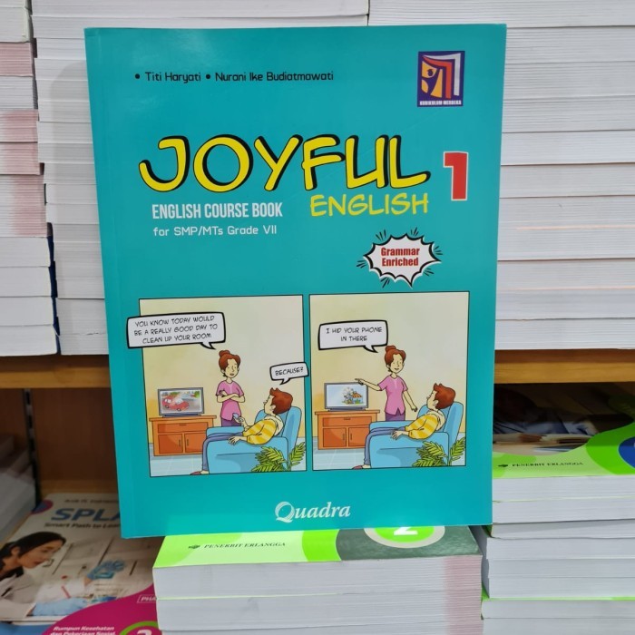 

Buku SMP Joyful English Kelas 7 VII Kurikulum Merdeka Quadra