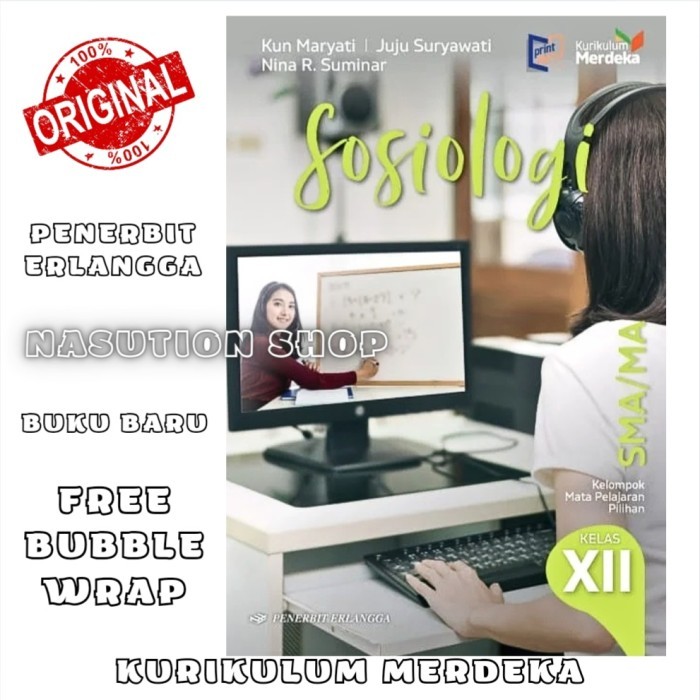 

Buku Sosiologi Kelas 3 / XII 12 SMA Erlangga Kurikulum Merdeka ORI