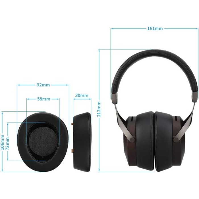 Sivga SV021 Hifi Close-Back Over-Ear Headphone Robin - Rosewood, 50mm Driver, Sensitivitas 105dB