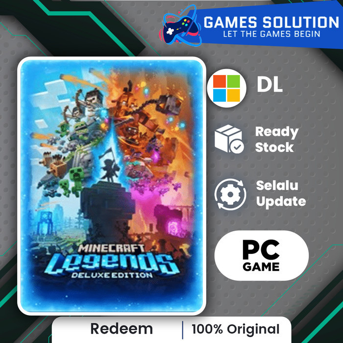 Minecraft Legends / Legends Deluxe Edition for PC Game Original