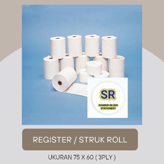 

TERBARU! REGISTER ROLL ( 75 X 65 ) 3 PLY