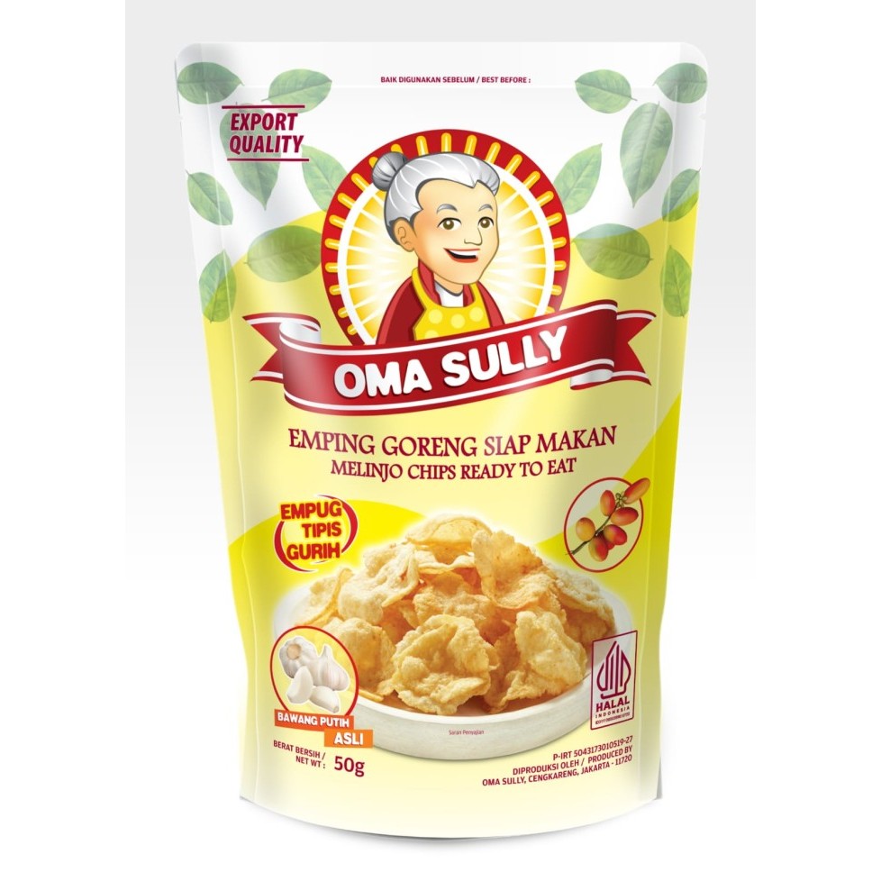 

PROMO! Emping Goreng Oma Sully 50gr - Original - PAKET 6 PACKS