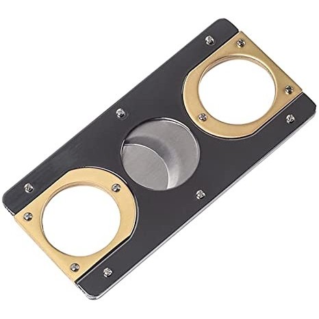 

HOT SALE! Rectangle Stainless Steel Cigar Cutter Guillotine - Pemotong Cerutu