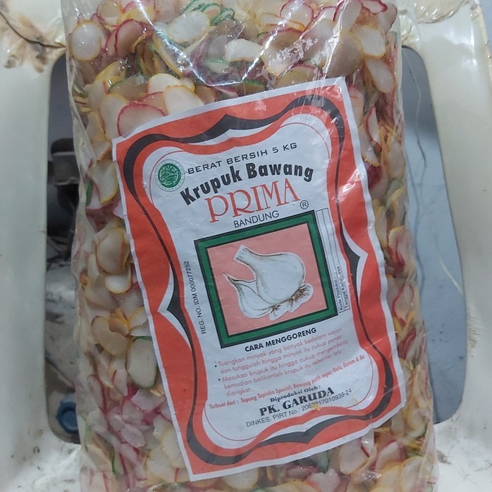 

KRUPUK BAWANG PRIMA BANDUNG NETTO 5 KG