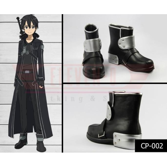 KOSTUM PRIA Sepatu cosplay Kirito