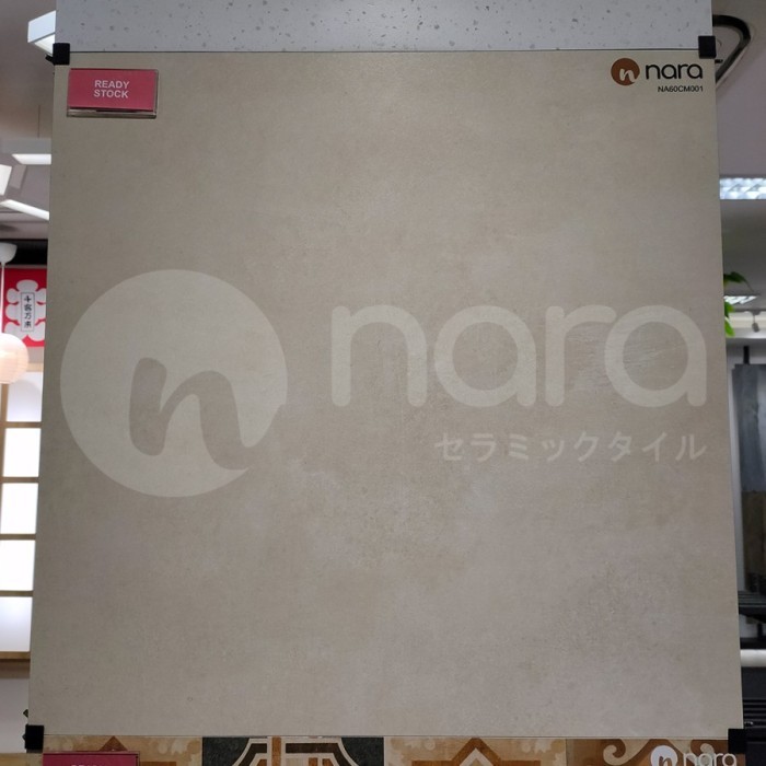 

NARA SAYAMA CREAM MATT 60X60 PER DUS/1.44M/4PCS [FREE ONGKIR]