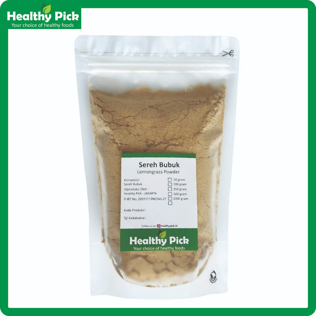 

Ground Lemongrass / Serai Giling / Serai Bubuk / Sereh Bubuk 1Kg/1000gr R8E64