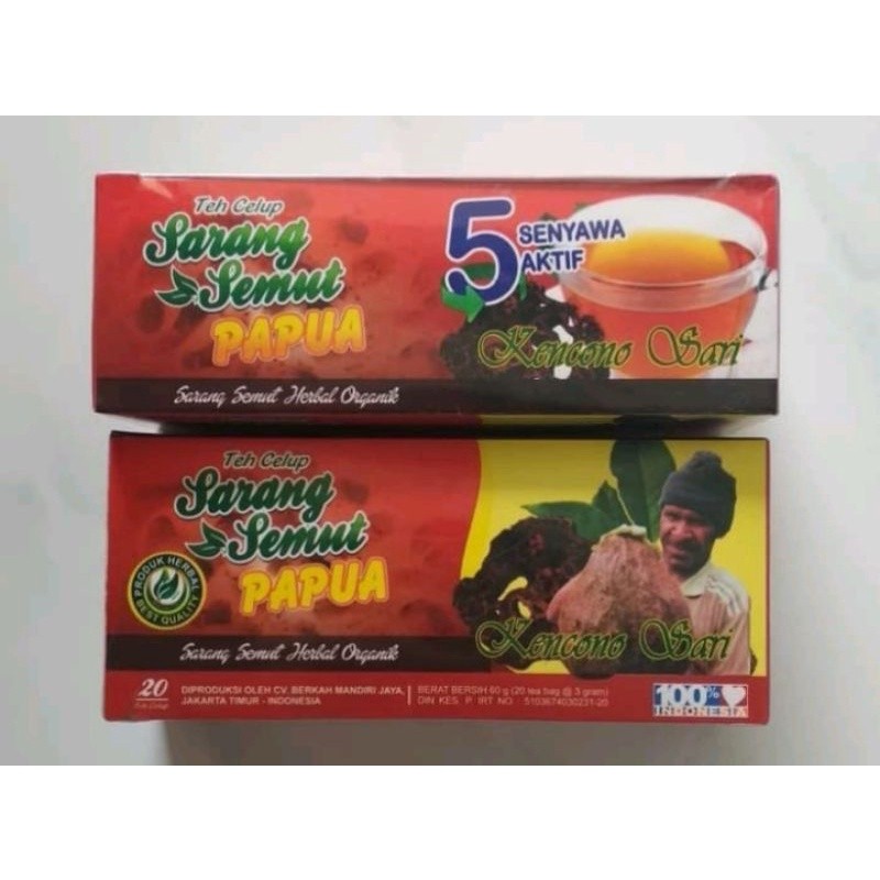 

Kencono Sari Sarang Semut Celup 60 gr 20 teabag asli original