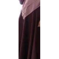 gamis polos coklat tua-gamis syari polos coklat tua premium-gamis herm Terlaris