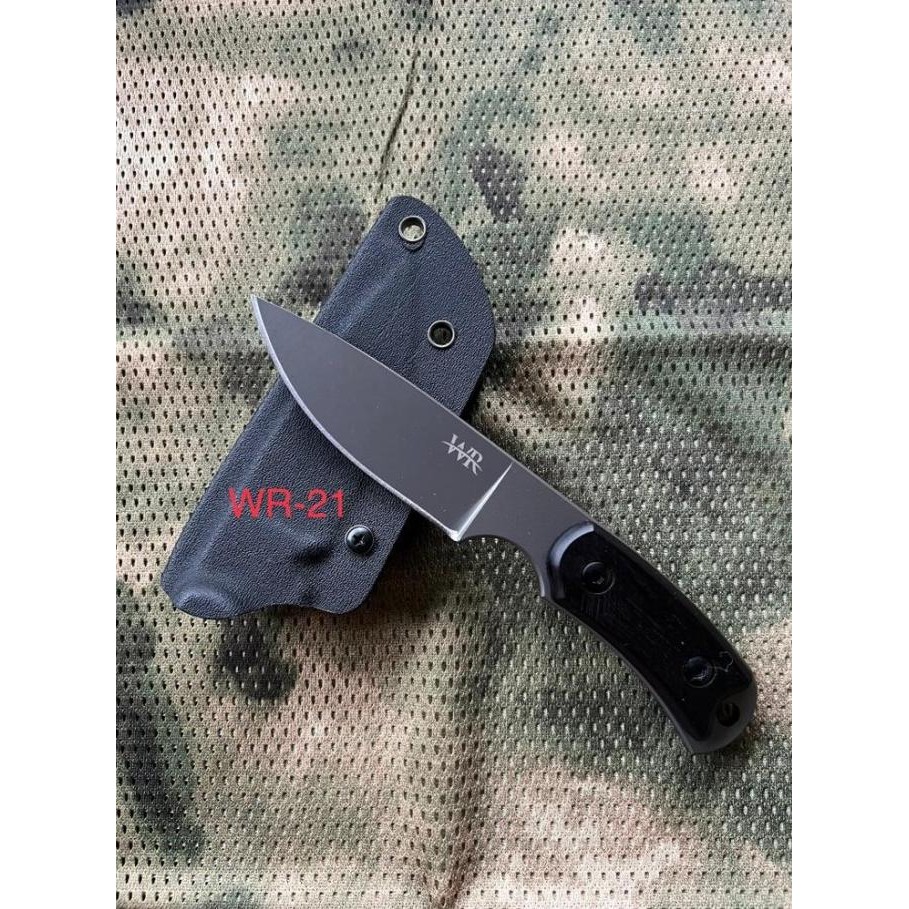 Pisau Tactical Kydex WR 21 / Pisau WR Tactical Outdoor / Pisau Camping Terlaris