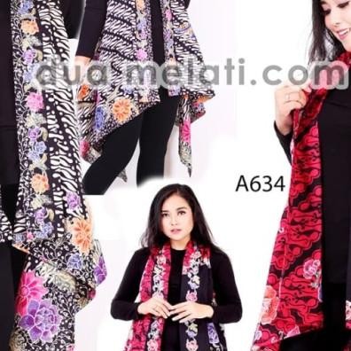 Outer batik wanita gamis hijab modern wanita Terlaris