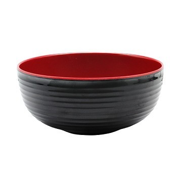 (BISA COD) Mangkok Sup Melamin Ulir Datar 7 inch 2 Warna W-07A5 GOLDEN DRAGON Melamine MANGKOK Korea