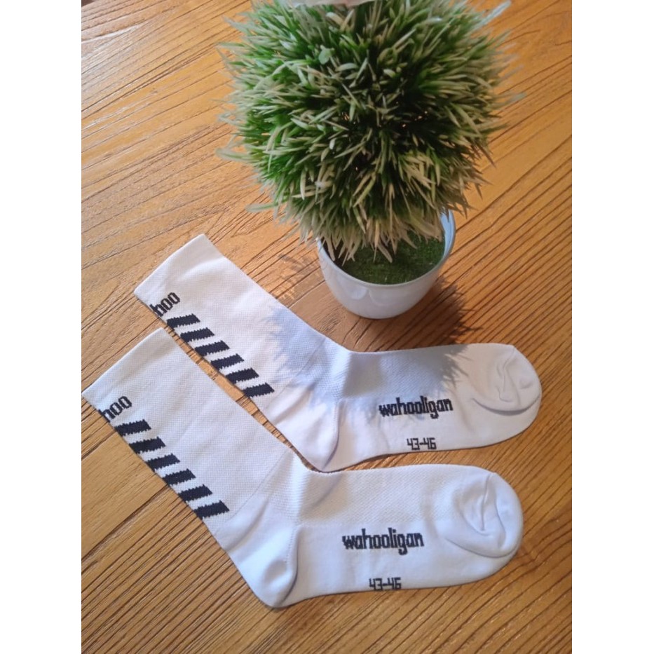 Murah Kaos Kaki Wahoo - Wahoo Socks White Non COD