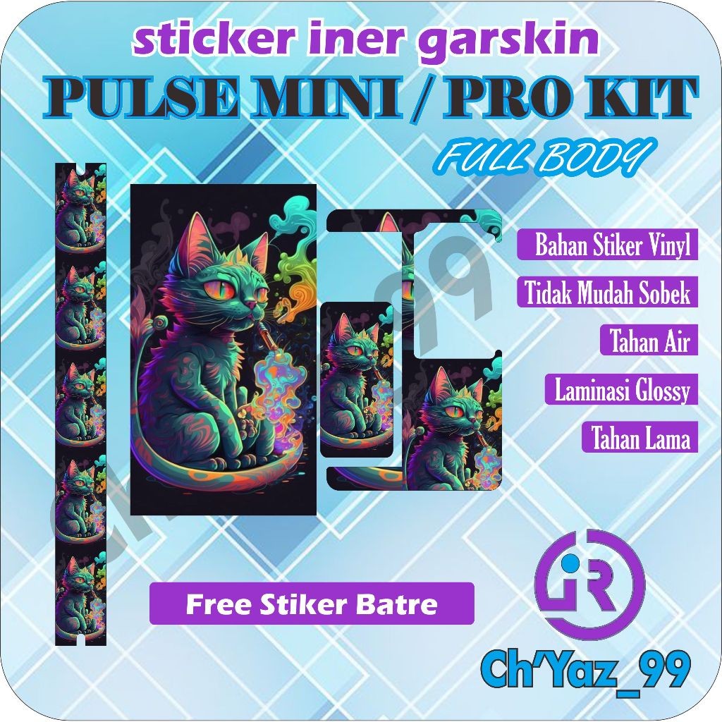

*PromoTerjangkau* Mini Gloosy Prokit Iner Lengkap G Garskin Wrap Stiker Premium / X Casing Case COD