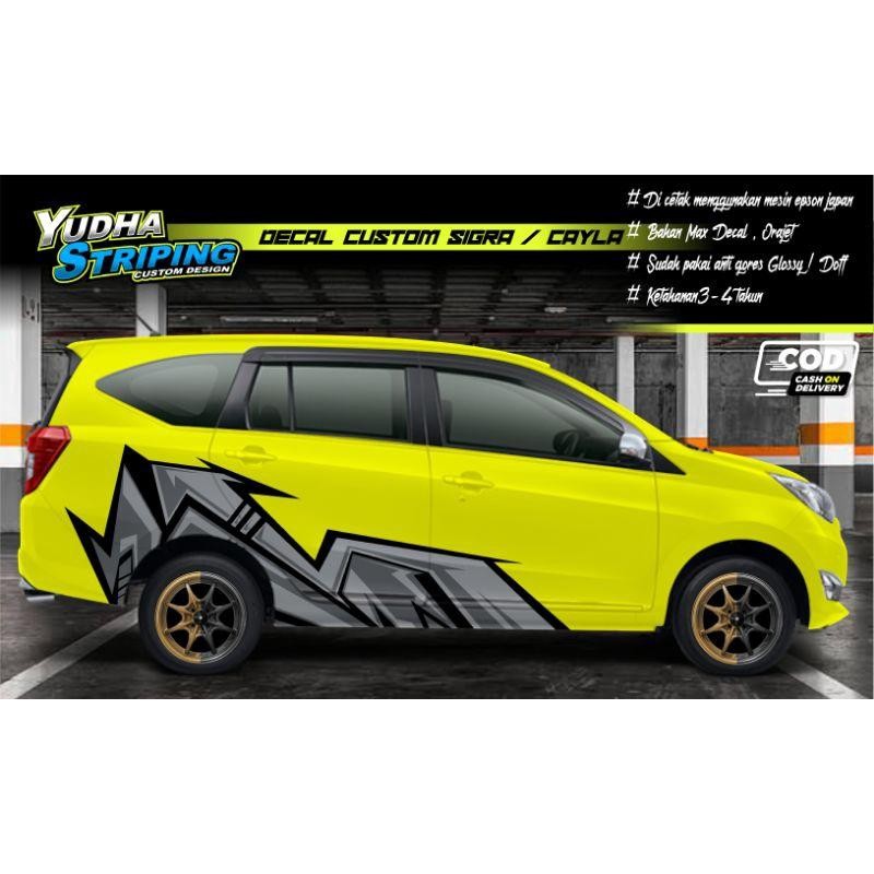 Sticker Variasi Daihatsu Sigra / Cayla, Brio,Avanza,Xenia,Dll