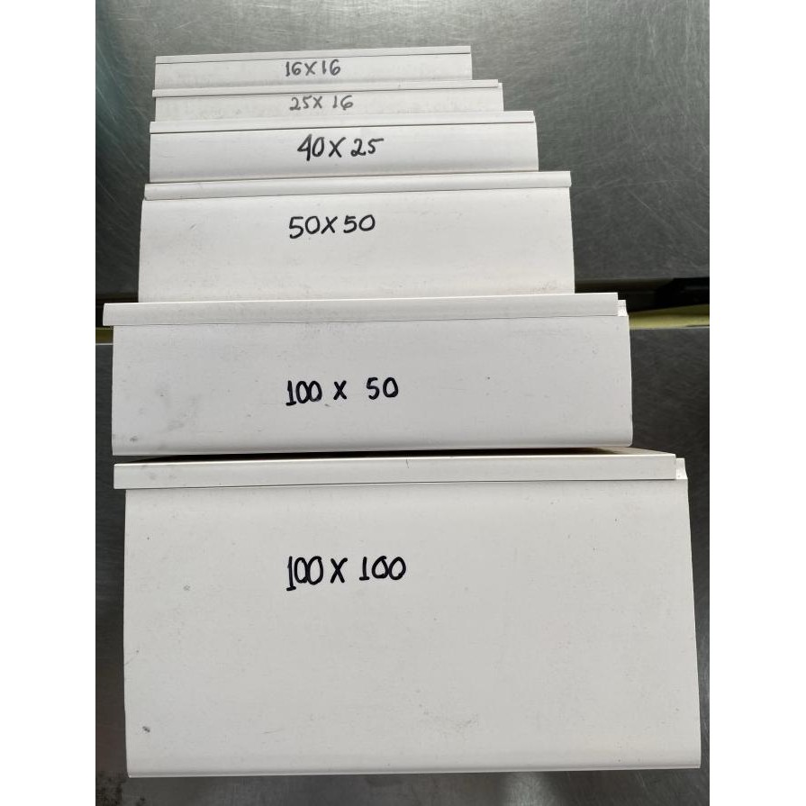 Kabel Duct 50x50 mm 3 Meter Putih