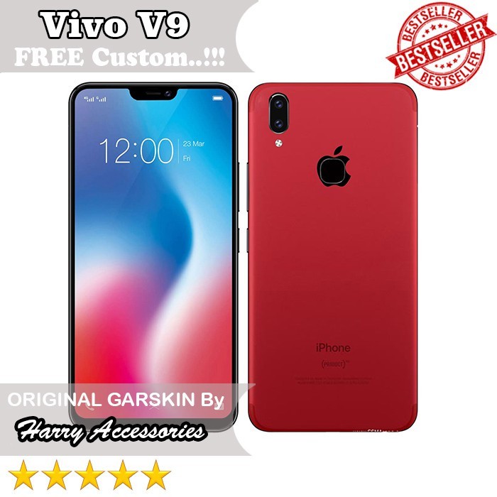 

*PromoTerjangkau* Vivo V9 Garskin Wrap Stiker Premium / X Casing Case COD