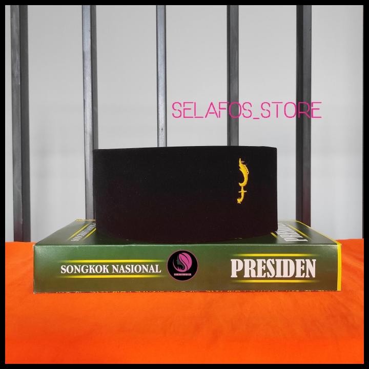Terbaru|New|Terlaris Peci Songkok Kopiah Hitam Pria Logo Kujang Peci Pria Model Terbaru Best Seller