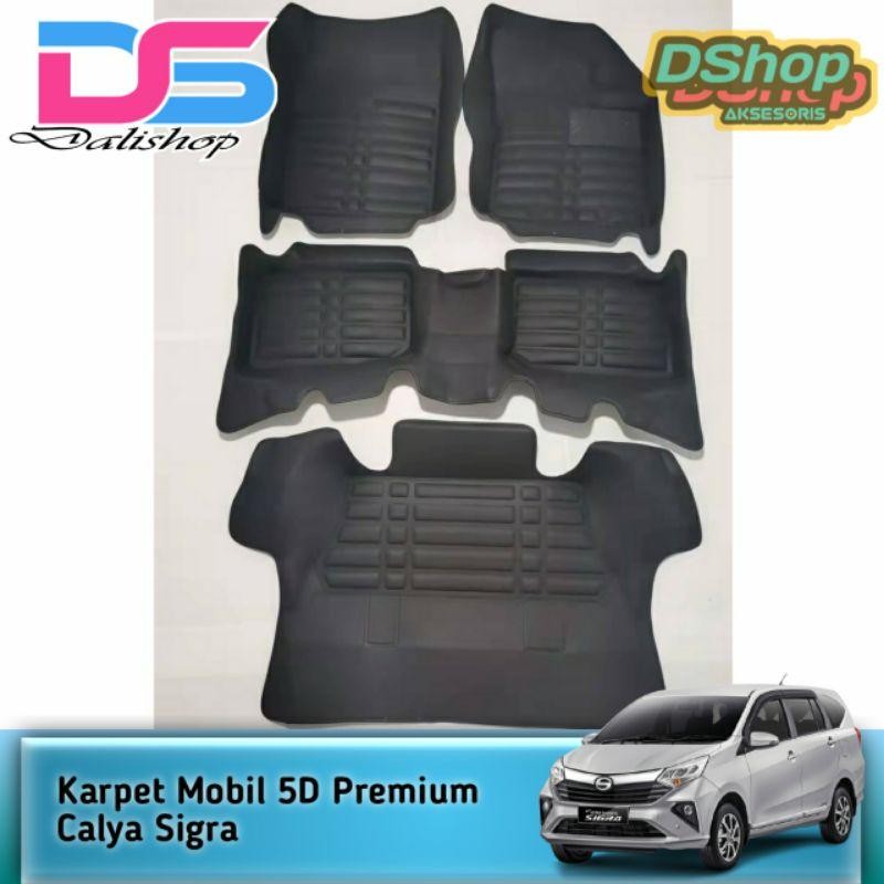 Karpet Mobil 5D Premium Calya Sigra