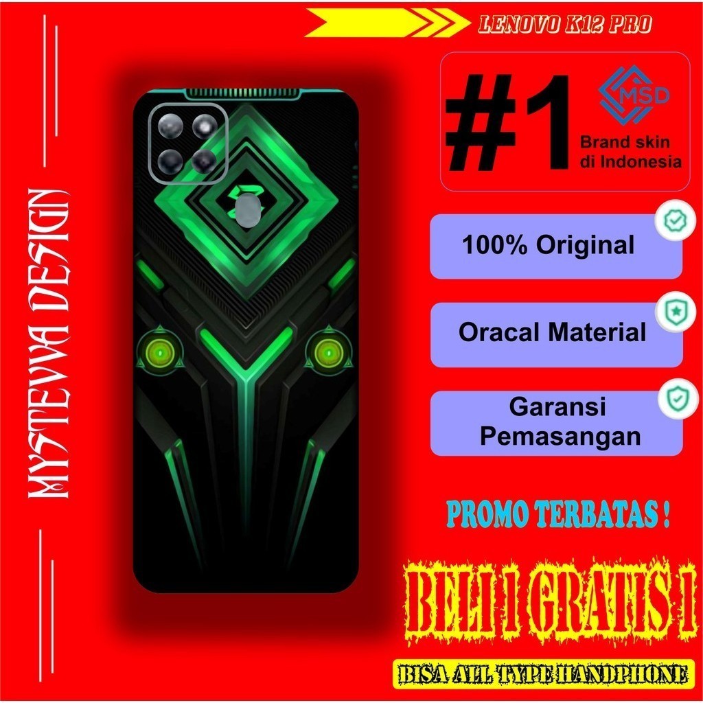 

*PromoTerjangkau* Lenovo K12 Pro Garskin Wrap Stiker Premium / X Casing Case COD