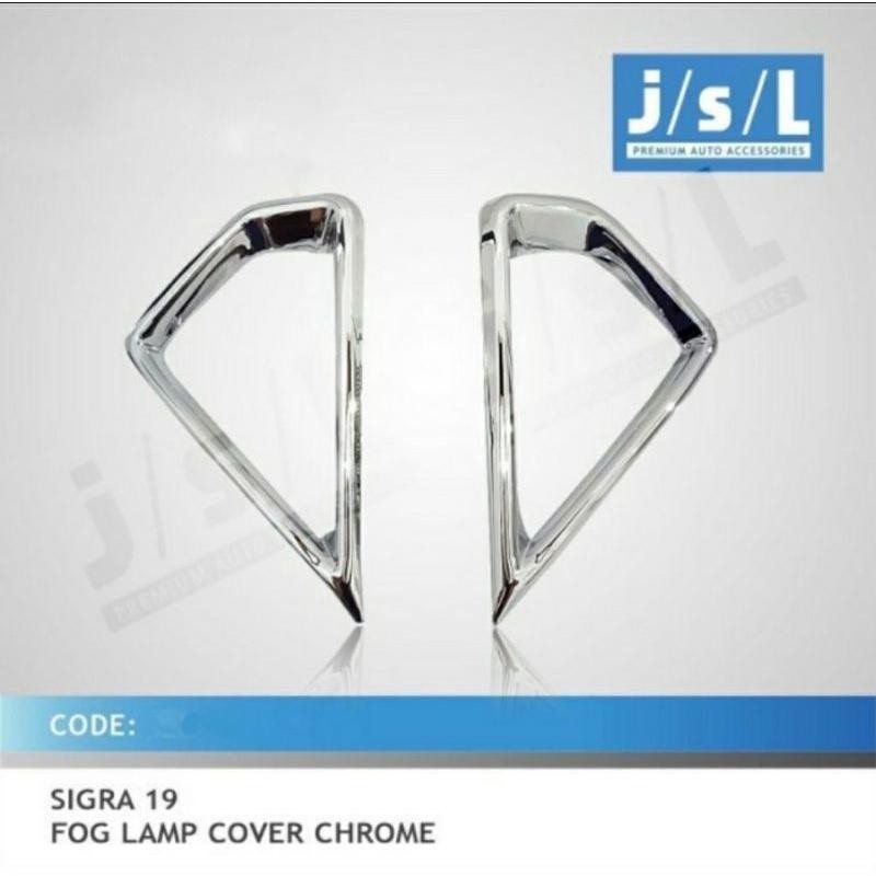 Garnish Foglamp Sigra 2019-2021 Chrome