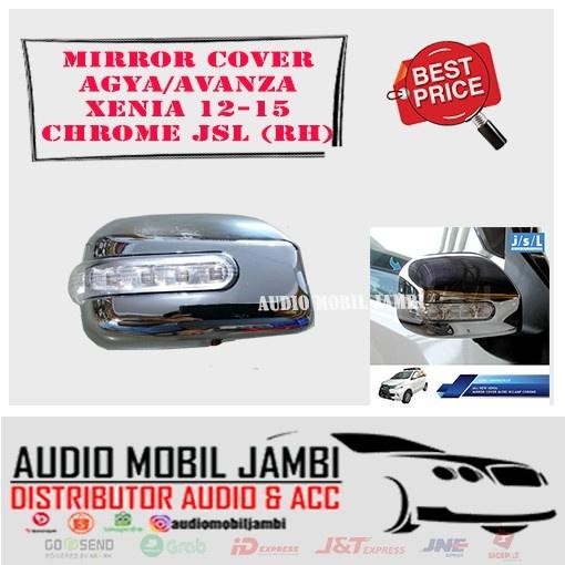 Mirror Cover Agya Avanza Xenia 2012-2015 Chrome Lamp Jsl Kanan Saja (Rh) Tutup Spion - Sale Cuci Gud