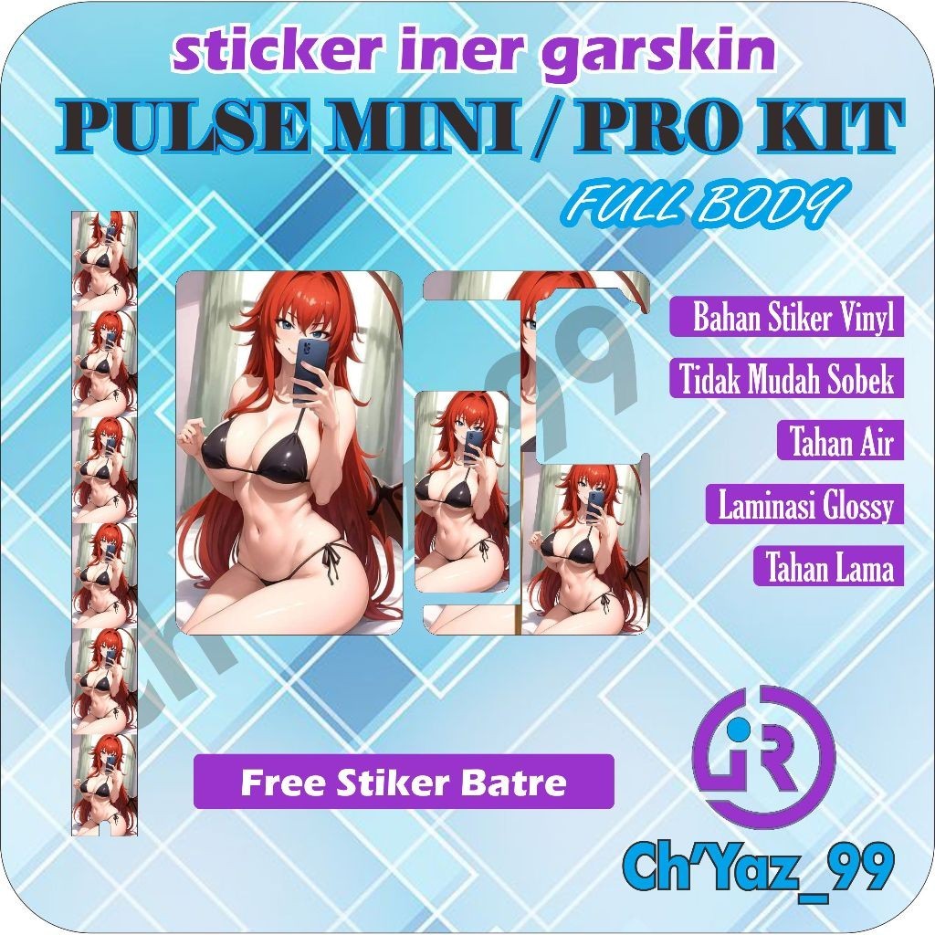 

*PromoTerjangkau* Mini Gloosy Prokit Iner Lengkap Garskin Wrap Stiker Premium / X Casing Case COD