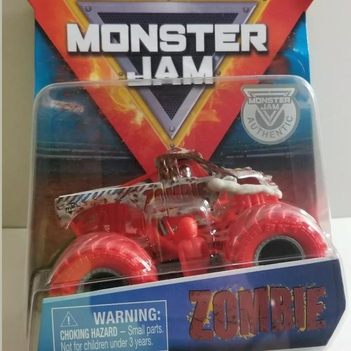 Monster truck Zombie red tires trucks spin master truck spinmaster