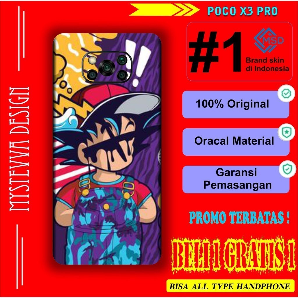 

*PromoTerjangkau* Poco X3 Pro Garskin Wrap Stiker Premium / X Casing Case COD
