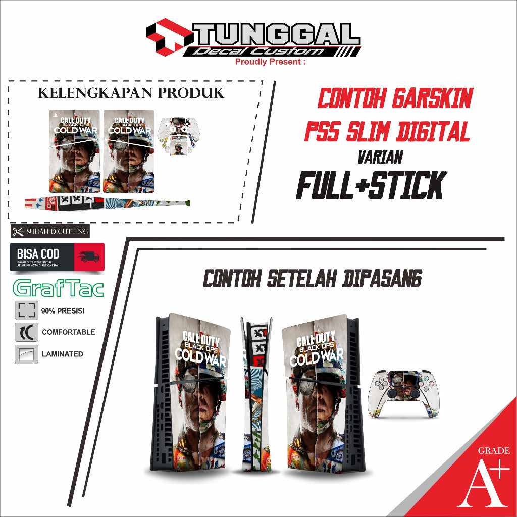 

*PromoTerjangkau* Stiker Ps5 Slim Spiderman Request Lain Garskin Wrap Premium / X Casing Case COD