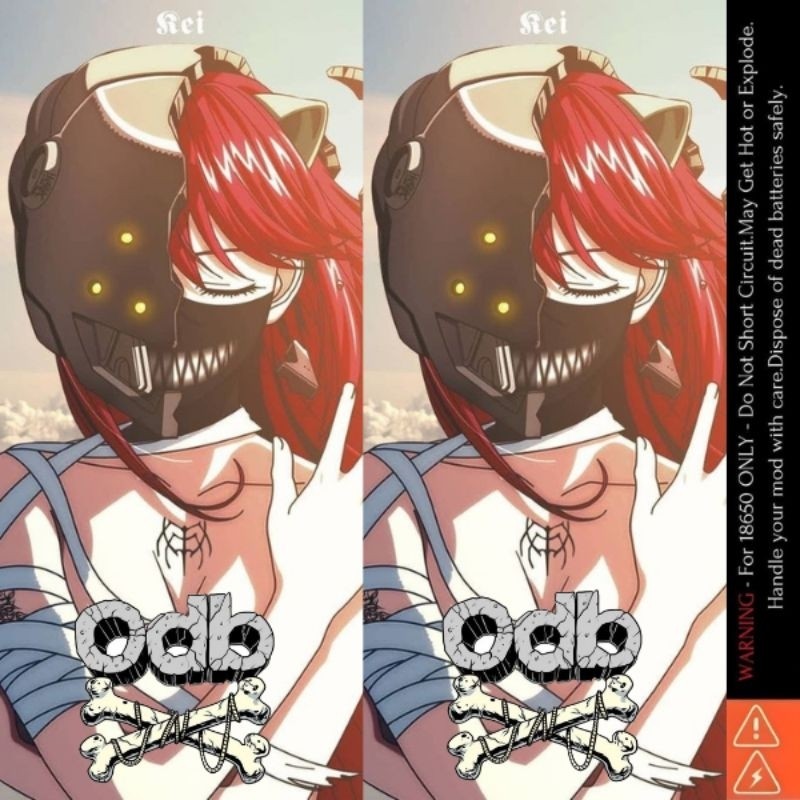 

*PromoTerjangkau* Jaka Stiker Wrap Baterai 18650 Odb Animehappyend Untuk Melindungxi Dan Mempercantik Battery Garskin Premium / X Casing Case COD