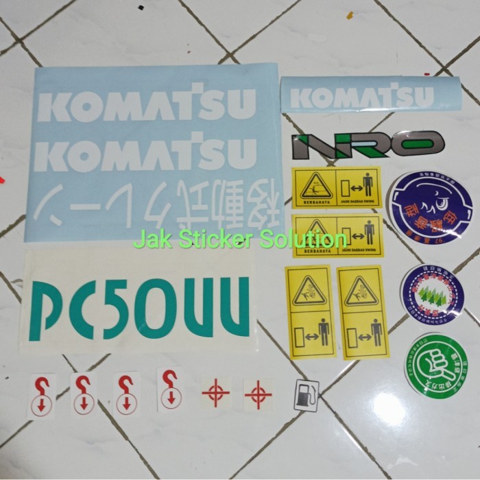 #Terbaikk Stiker Komatsu Pc50Uu Sticker Excavator