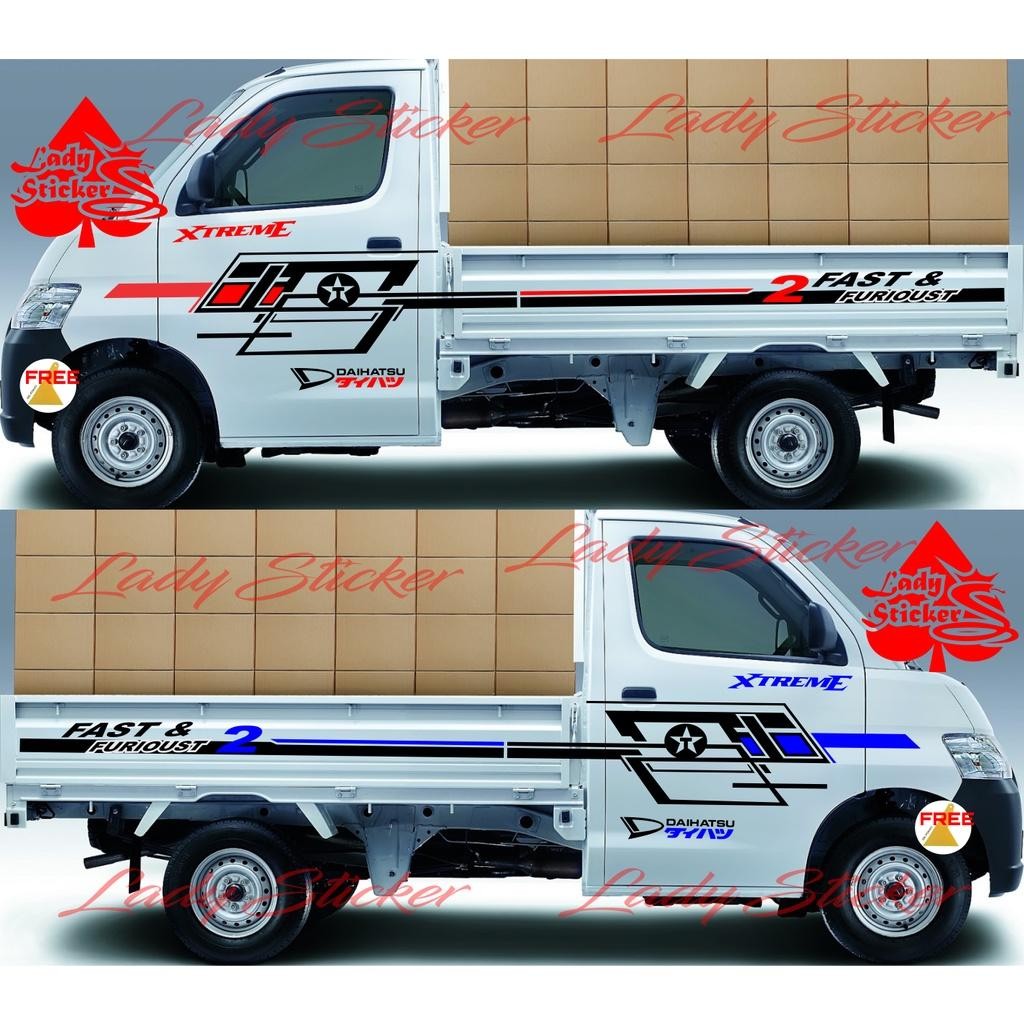 Sticker Stiker Mobil Pick Up Granmax Espass Stiker Mobil Daihatsu Pick Up Gran Max Stiker List Grand