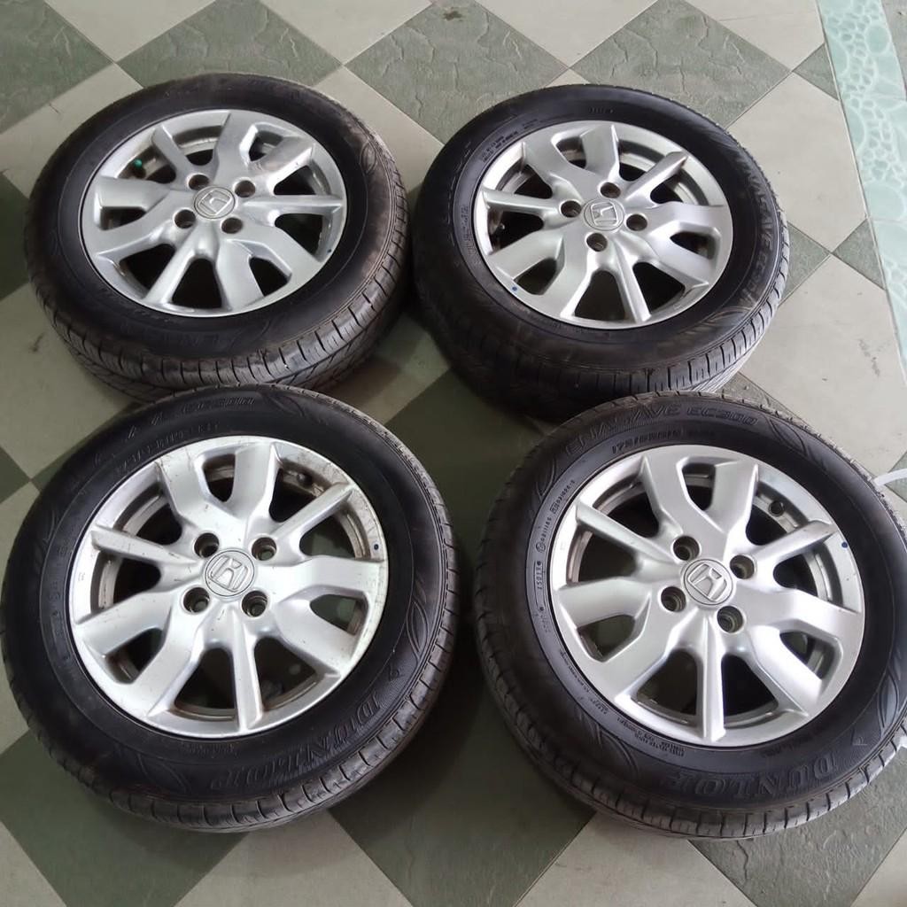 Velg Mobil Bekas Murah Oem New Brio Satya Ring 14 Velg Brio R14 Pcd 4X100 + Ban 175/65