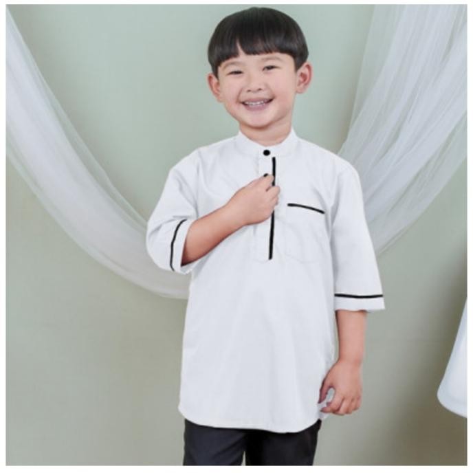 Baju Koko Anak Laki Laki Umur 6 8 10 12 Tahun Koko Kurta Hitam