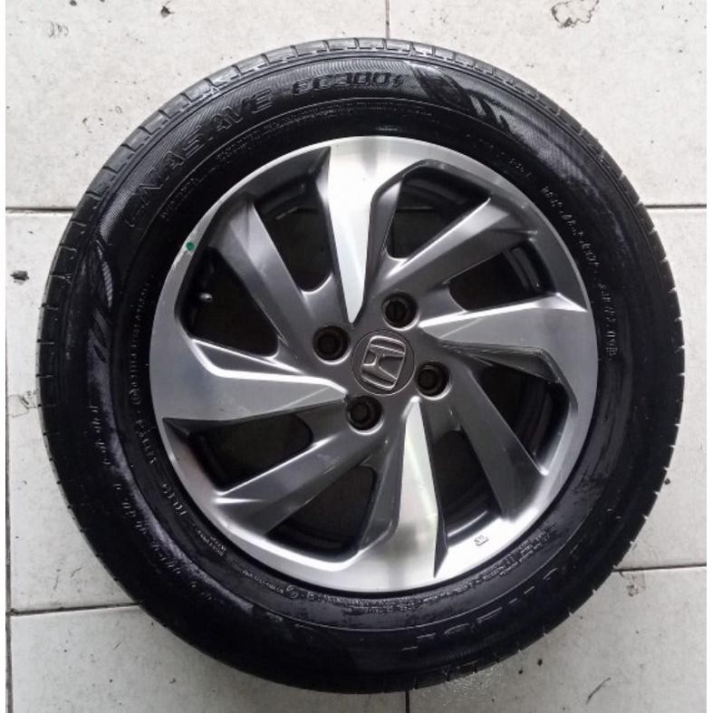 Velg Mobil Bekas Oem Copotan Mobilio Ring 15 H4X100 Plus Ban Dunlop 185 65 R16 Buat Freed Jazz Calya