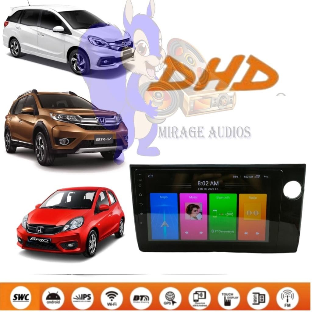 Head Unit Android Dhd Brio Brv Mobilio 2016 Up 9 Inch Plug & Play