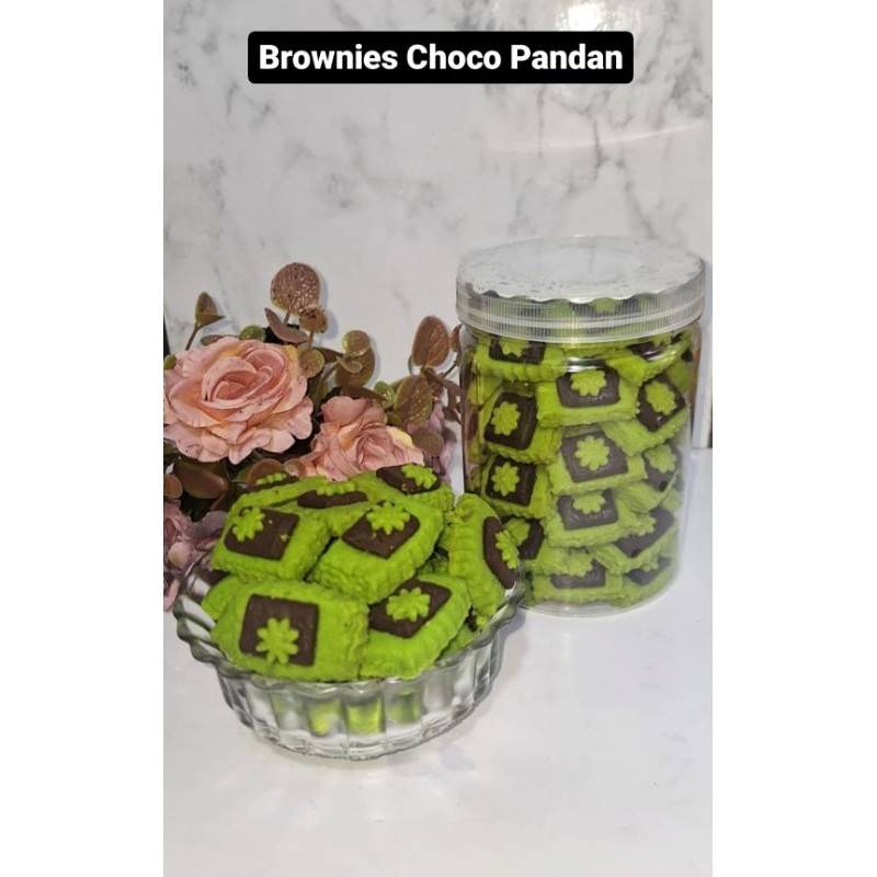 

Brownies Choco Pandan cookies 500 gr