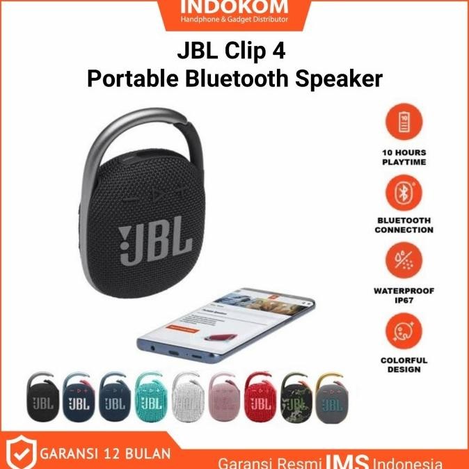 Murah Jbl Clip 4 Portable Bluetooth Speaker